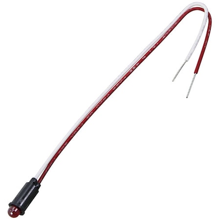 Allpoints Signal Light 1/4" Red, 6V 381161